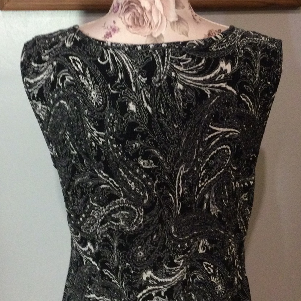 Croft & Barrow Black & White Dress - Picture 7 of 11